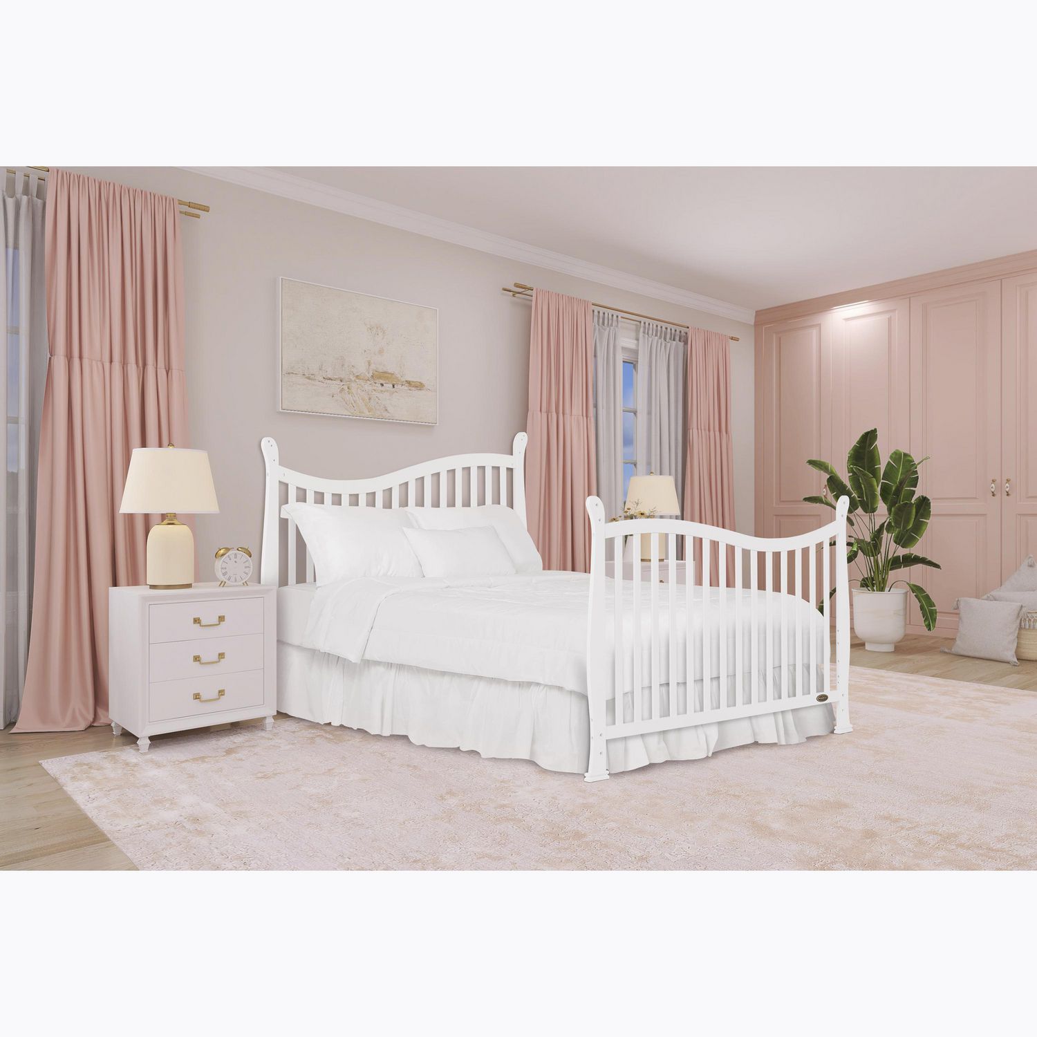 Dream on me violet 7 in deals 1 convertible lifestyle crib conversion kit