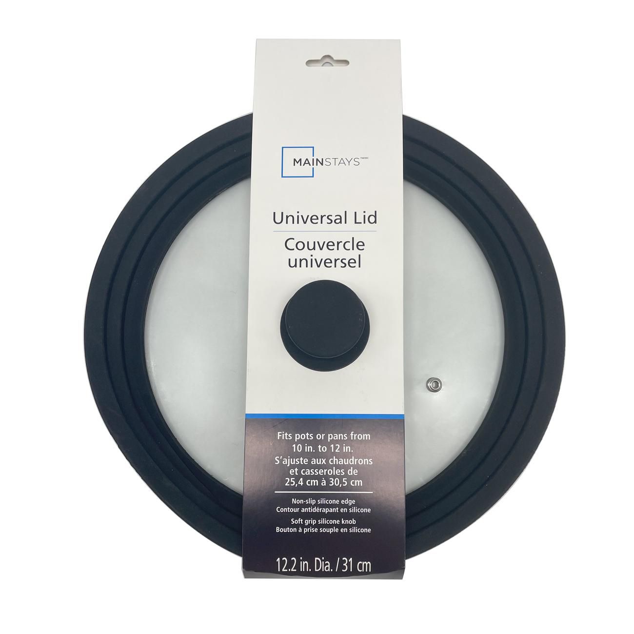 Mainstays Universal Lid for Pots, Pans, and Skillets, Mainstays