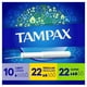 Tampax Cardboard Tampons Mixed Absorbencies, Anti-Slip Grip, LeakGuard Skirt, Unscented, 54 Tampons - image 1 of 9