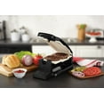 thumbnail image 1 of Oster 7-Minute Black/Eggshell DuraCeramic Coating Grill, 1 of 5