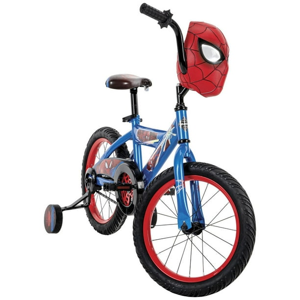 Jeux et Jouets :: vélo spiderman 12 pouce avec drapeau