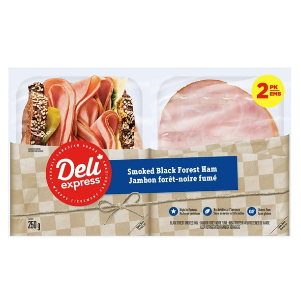 Deli Express Smoked Black Forest Ham, 250 g Walmart.ca