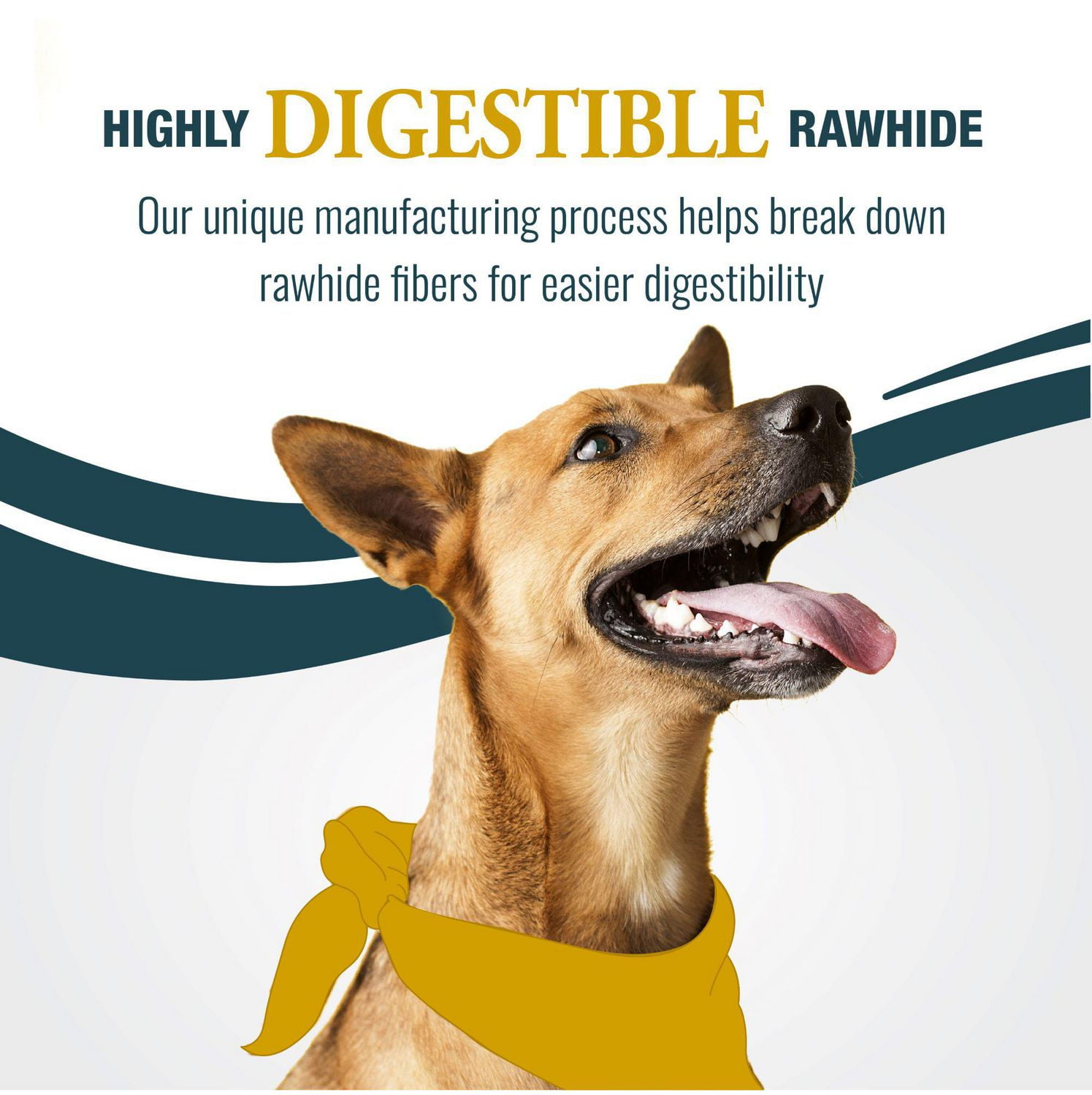 Digestible rawhide shop