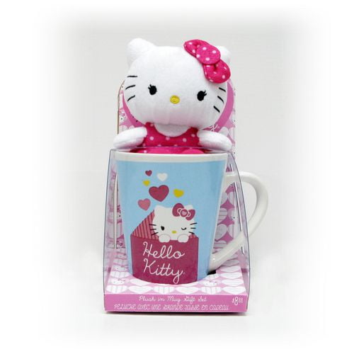 Hello Kitty en grande tasse