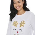 thumbnail image 4 of George Women's Holiday Pajamas 2-Piece Set, 4 of 7