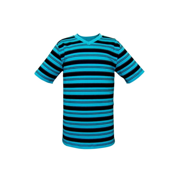 TRIPLE CORK par MARK McMORRIS Tee-shirt mode rayé à encolure V pour garçons