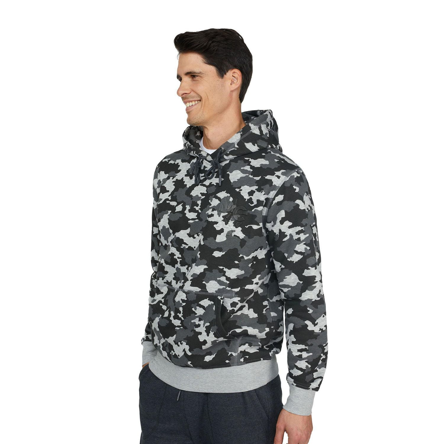 Sweat à capuche en molleton à imprimé camouflage MEXX pour hommes