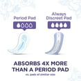 thumbnail image 4 of Always Discreet, Incontinence Pads, Moderate, Long Length, 4 of 4