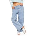 thumbnail image 1 of No Boundaries Women's Denim Parachute Pant, 1 of 6