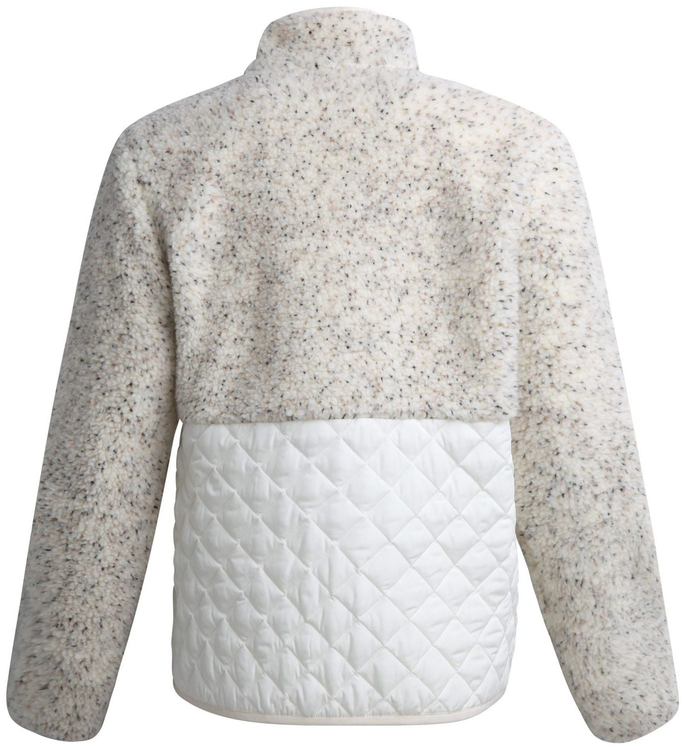 Reebok Women's Sherpa and Diamond Quilt Mix Jacket