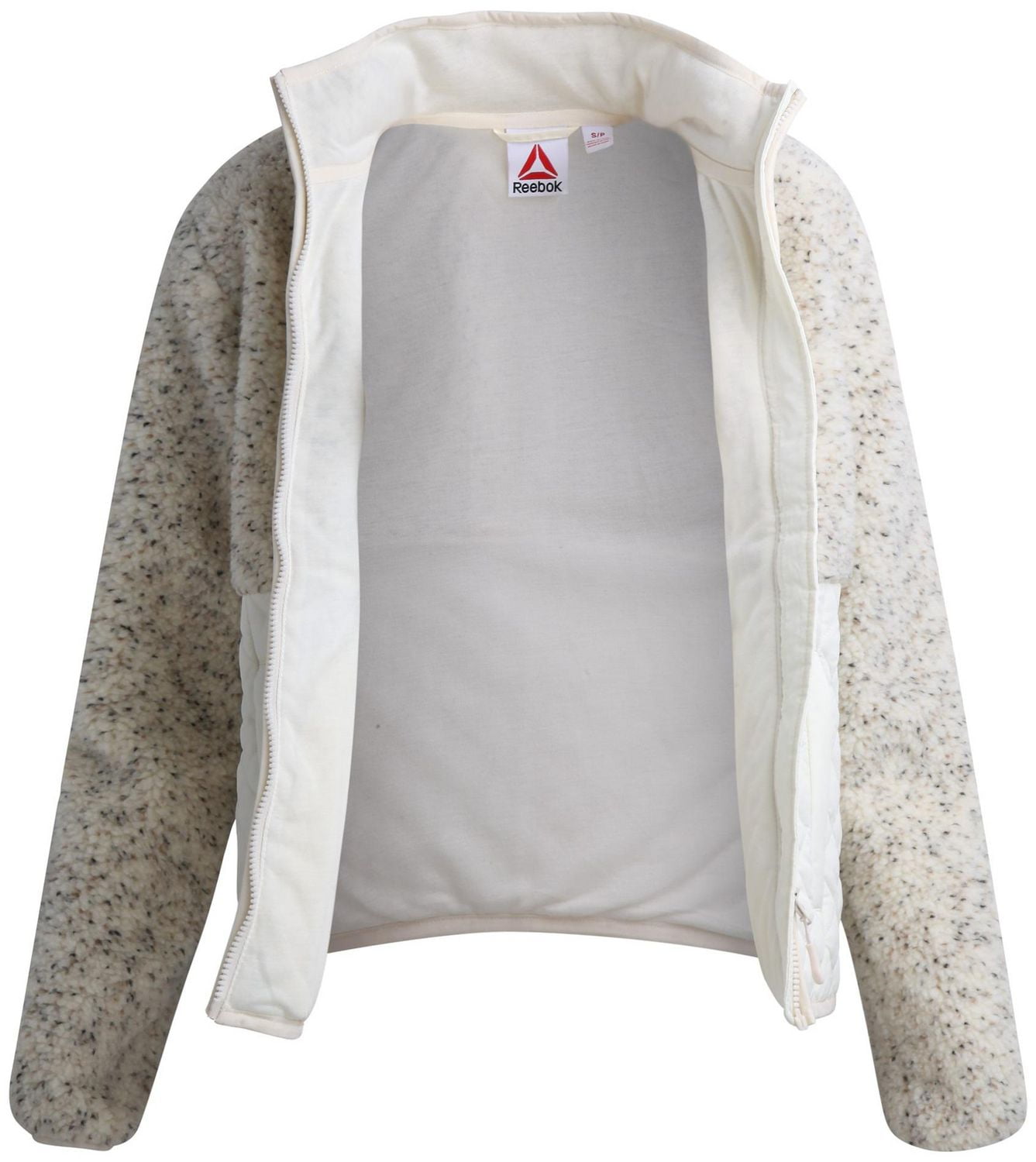 Reebok Women's Sherpa and Diamond Quilt Mix Jacket