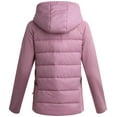 thumbnail image 2 of Veste pour femmes Reebok en maille extensible et tissu matelassé isolant, 2 of 7