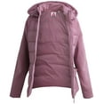 thumbnail image 3 of Veste pour femmes Reebok en maille extensible et tissu matelassé isolant, 3 of 7