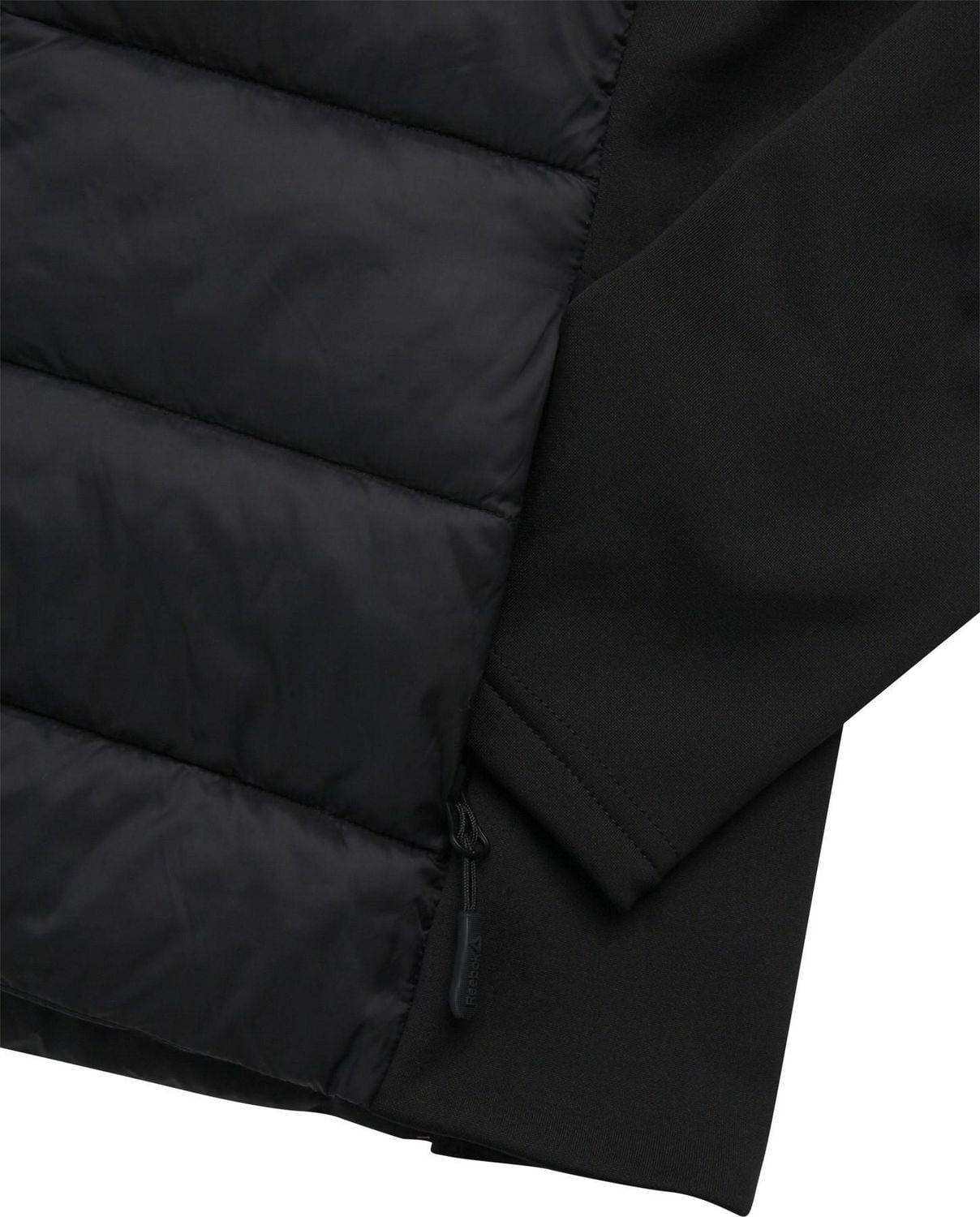 Reebok Women's Stretch Knit & Quilted Insulated Woven Jacket