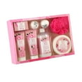 thumbnail image 1 of Vintage Floral Peony Flower Bath Set, 1 of 1