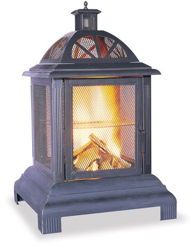 Uniflame Wood Burning Outdoor Fireplace, Uniflame Outdoor Fireplace