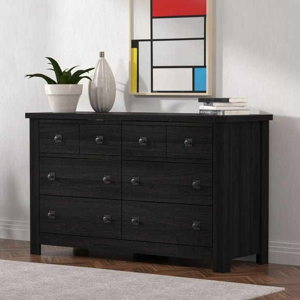 Living Essentials by Hillsdale Addison Wood 6 Drawer Dresser Walmart.ca