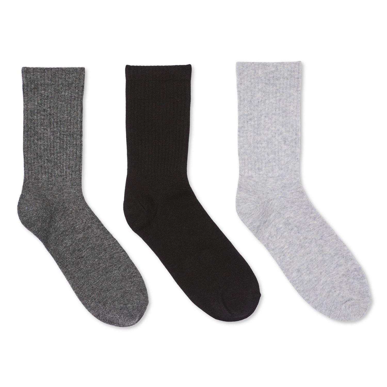 George Women's Crew Socks 3-Pack, Sizes 6-10