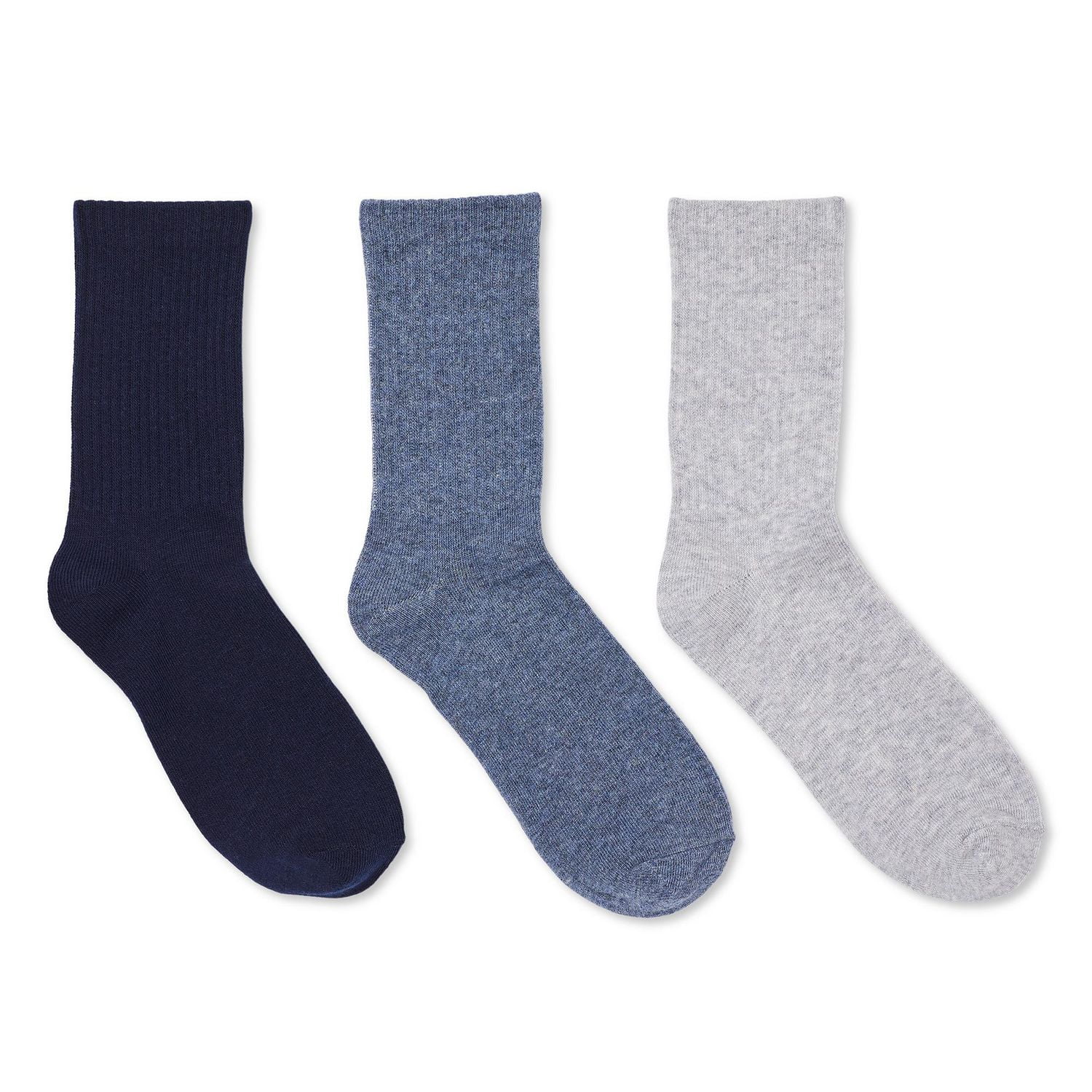 George Women's Crew Socks 3-Pack, Sizes 6-10