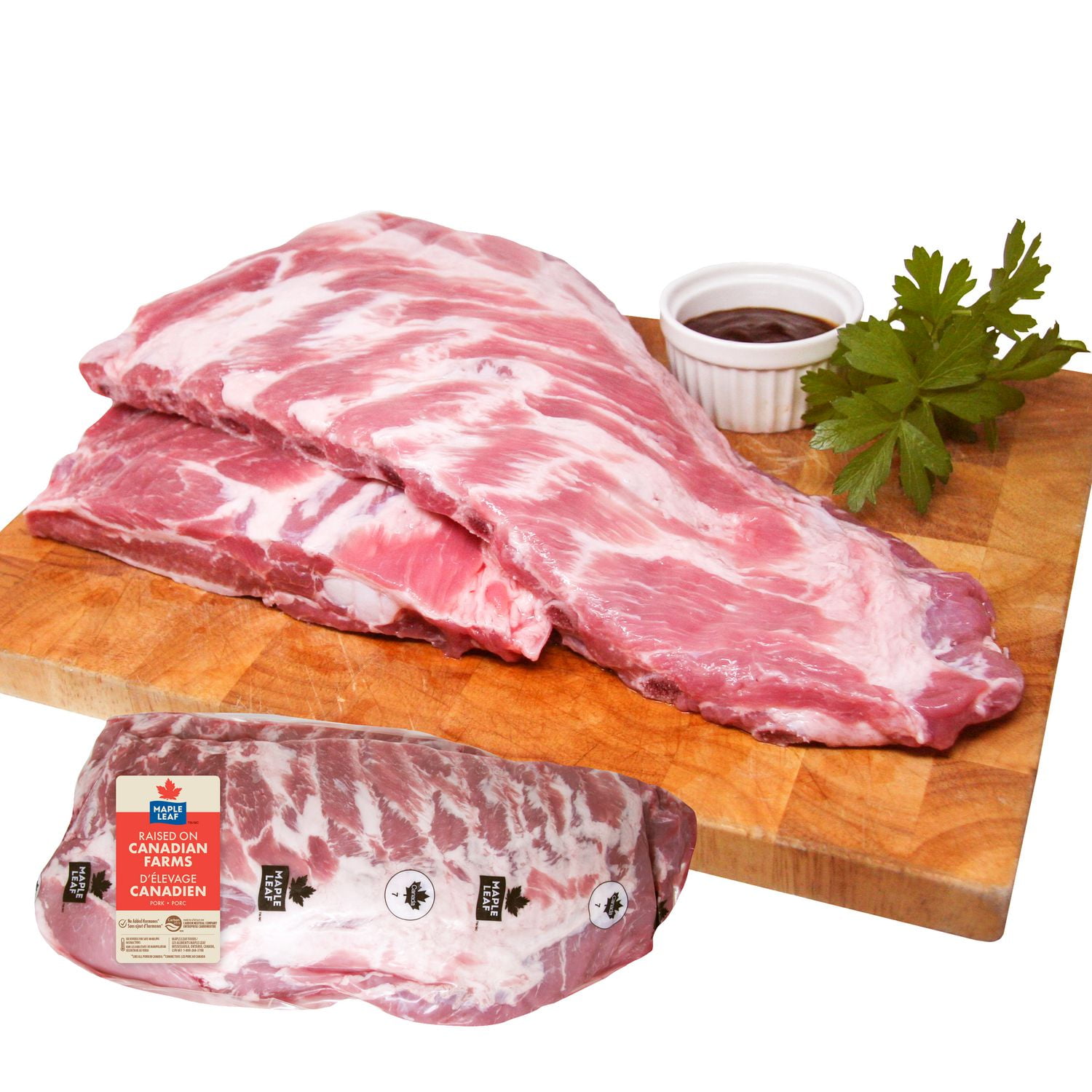 Maple Leaf Fresh Whole Pork Side Ribs Walmart Canada