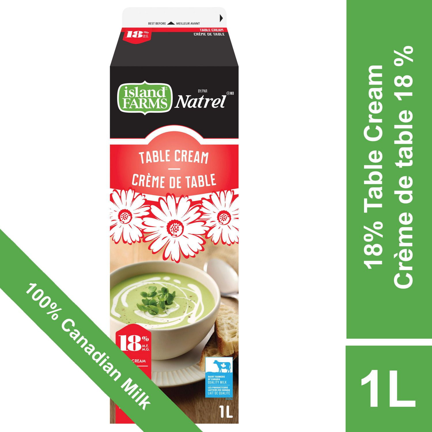 Island Farms by Natrel 18 Table Cream Walmart Canada