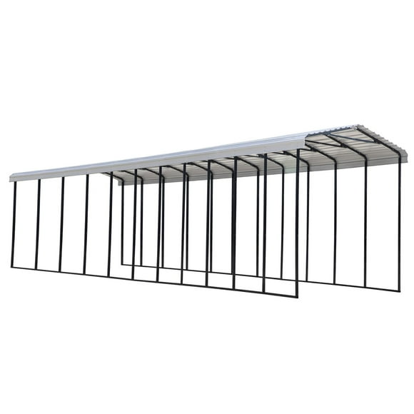 Arrow Carport, 14x51x14, Eggshell