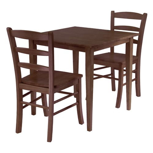 Winsome Table de salle à manger carrée 3 pièces Groveland avec 2 chaises