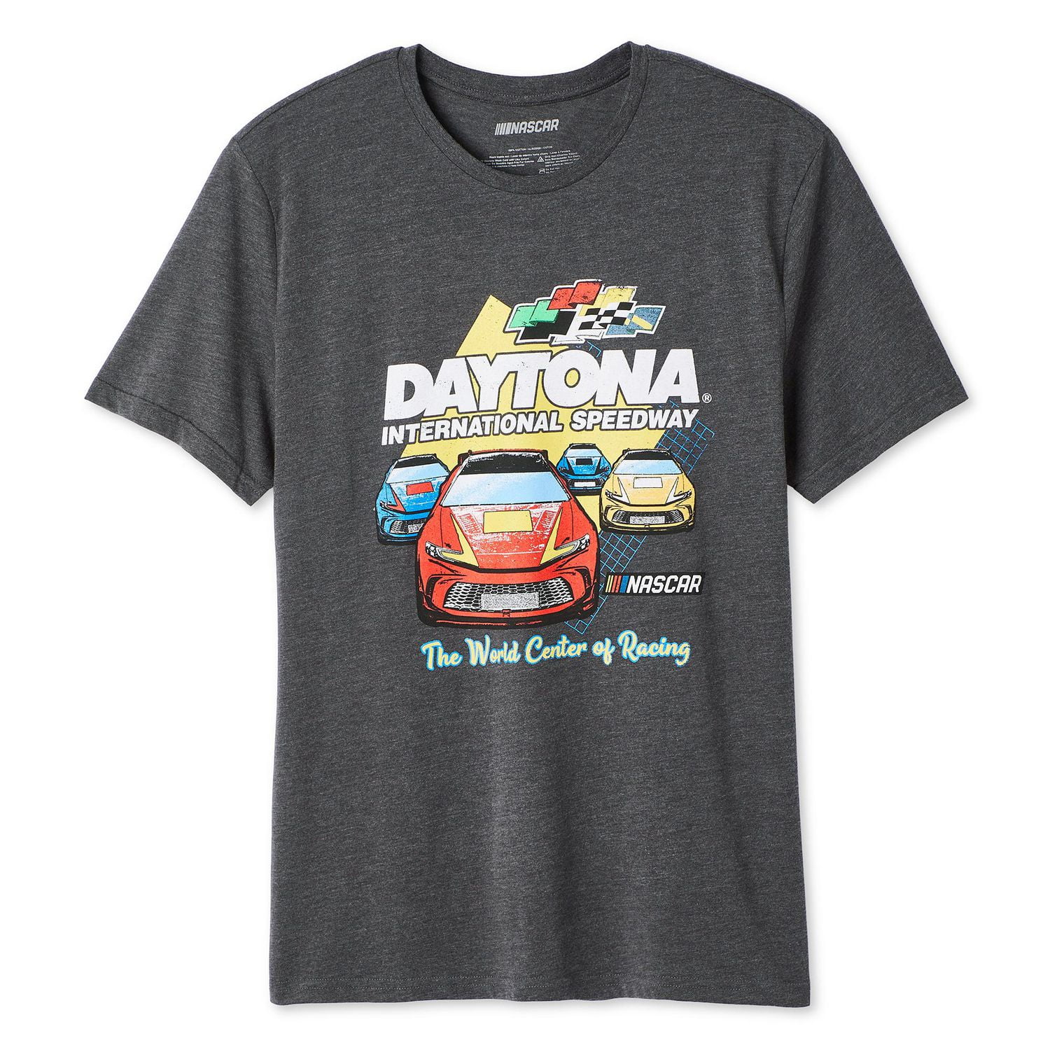 T-shirt à manches courtes NASCAR pour hommes Tailles P-TG