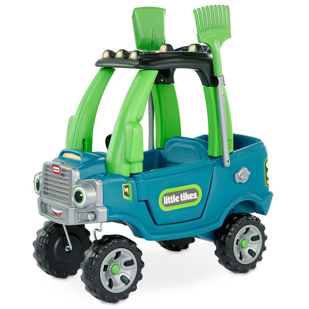 little tikes green tractor and wagon