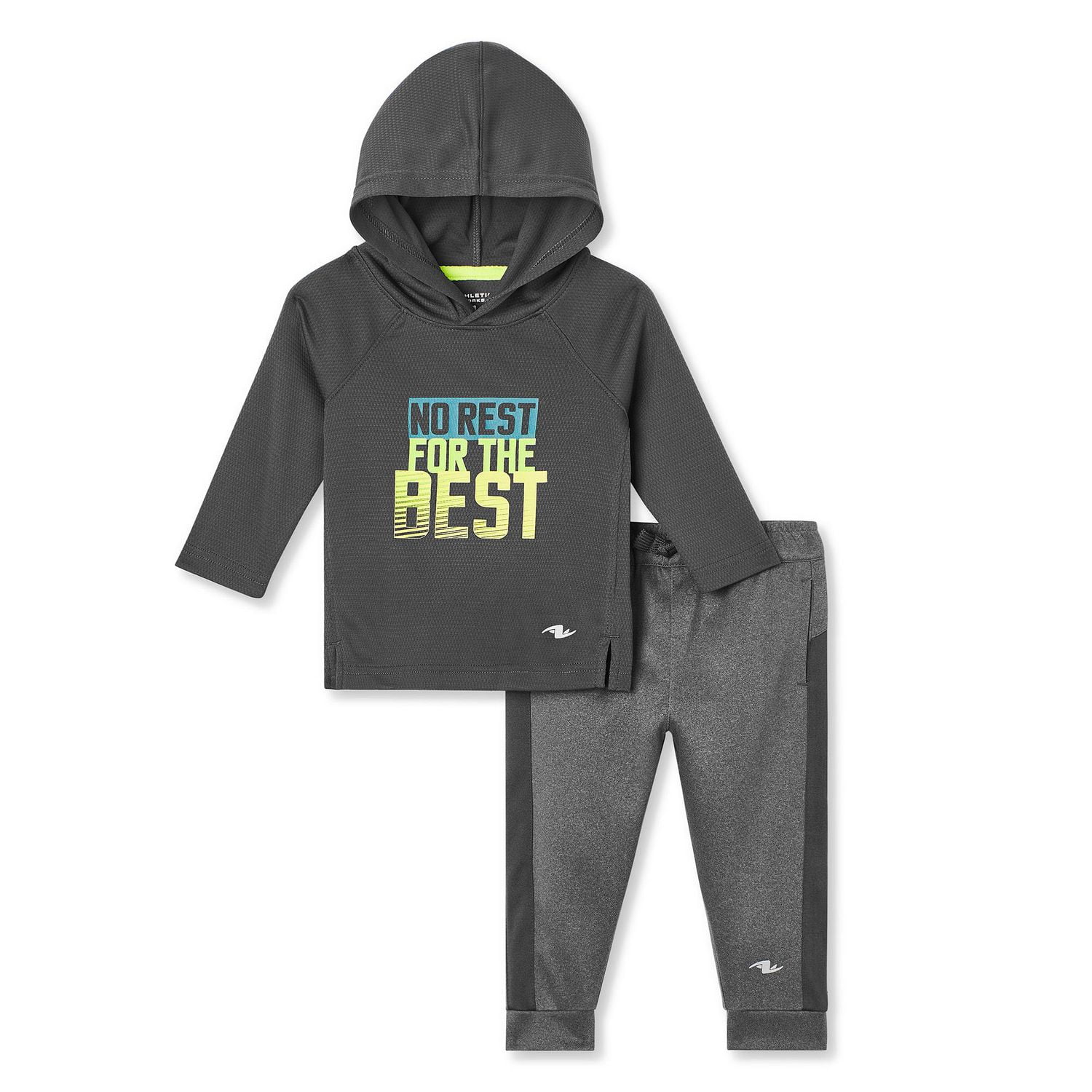 Athletic Works Baby Boys' Hooded Top and Jogger Set Walmart Canada