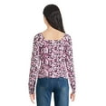 thumbnail image 2 of Justice Girls' Printed Lace Top, 2 of 3