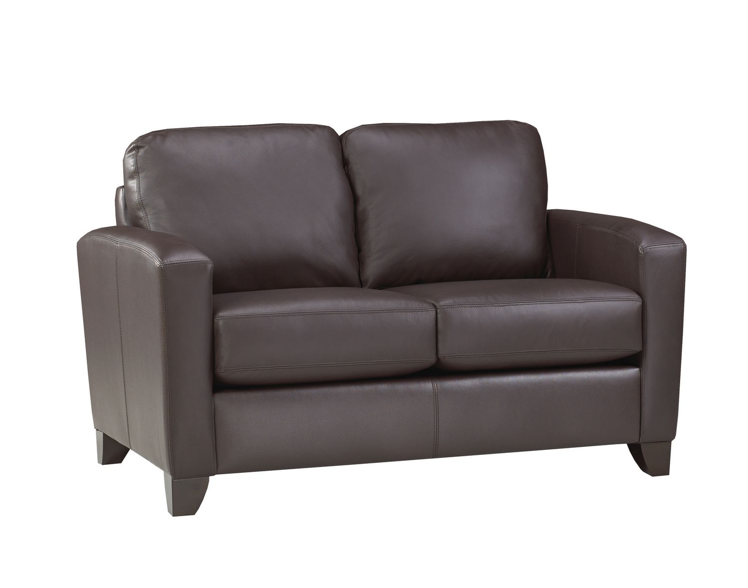 Canadian Made Astoria Leather Loveseat, Best Canadian Made Leather Sofas
