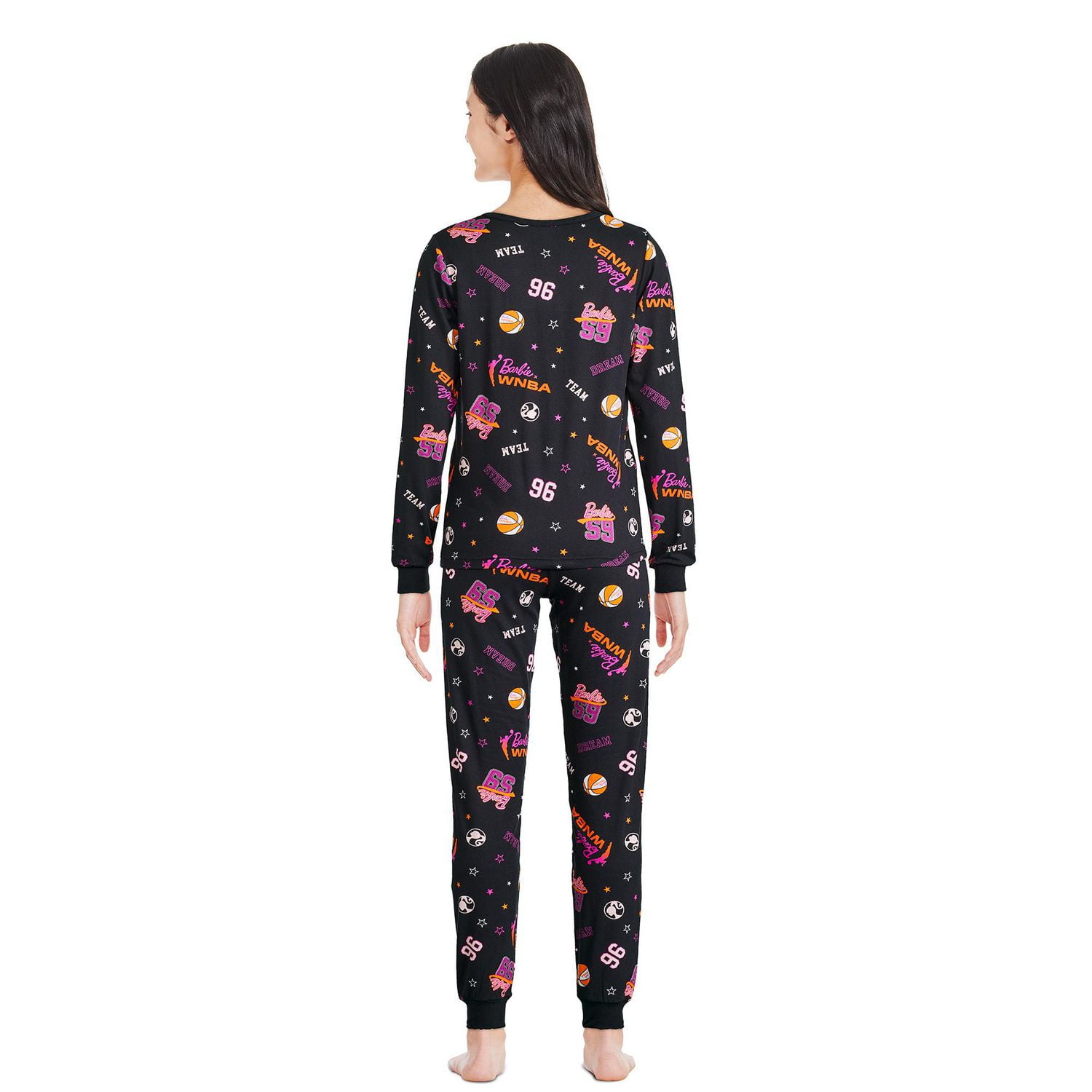 WNBA Barbie Girls' Pajama 2-Piece Set