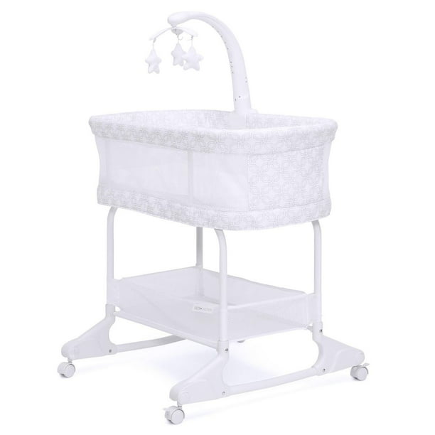 Delta Children SleepCool Rocking Bassinet with Airflow Mesh, Fresco ...