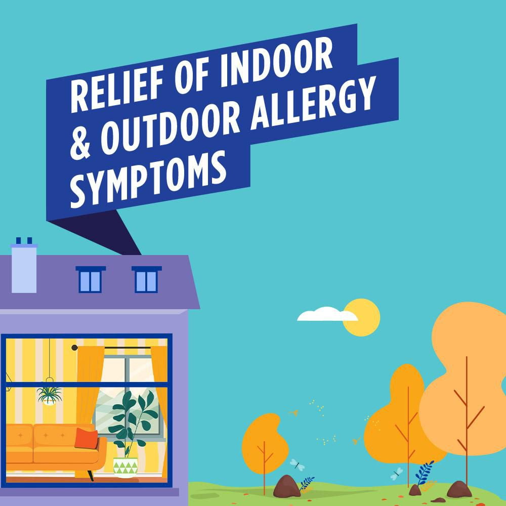 Reactine Extra Strength Antihistamine Tablets - 10mg Cetirizine Hydrochloride