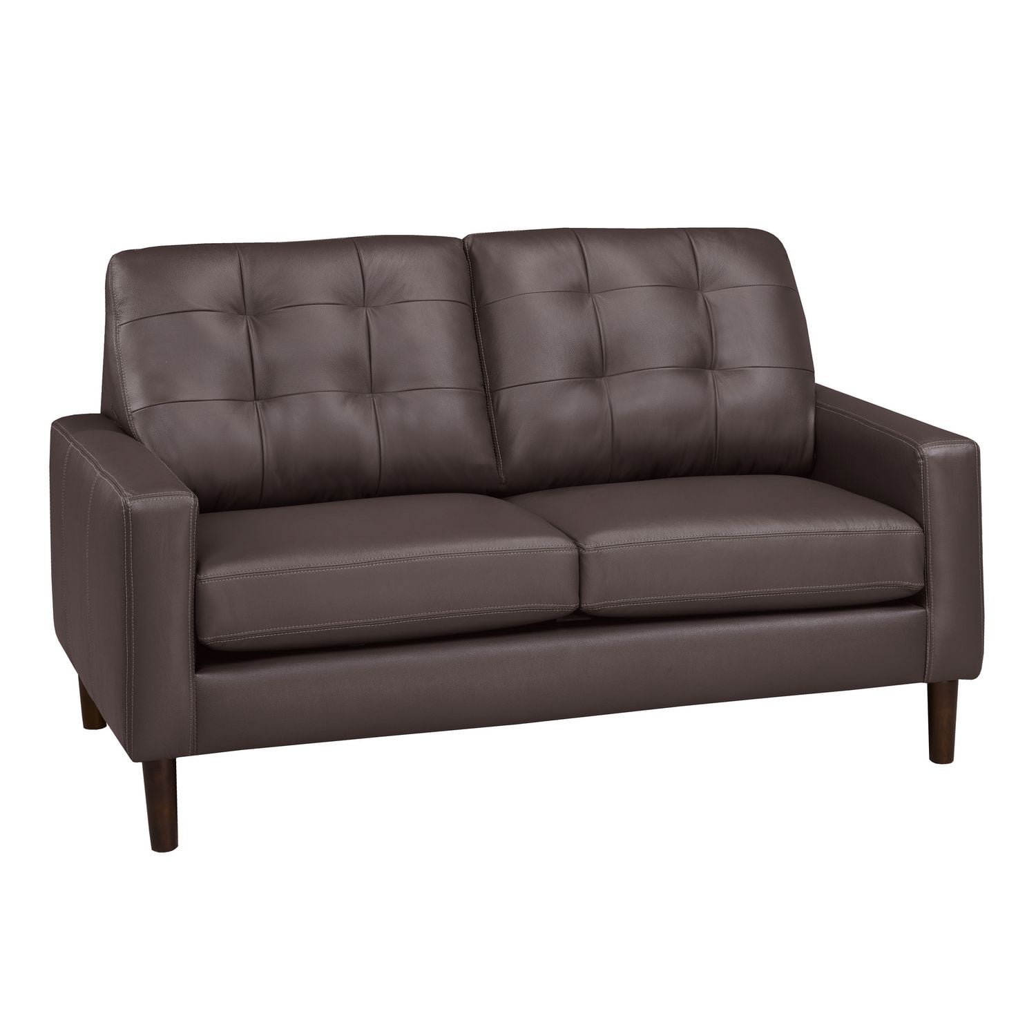 Canadian Made Alanis Leather Loveseat Walmart Canada