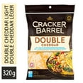 thumbnail image 1 of Cracker Barrel Fromage Râpé Cheddar Double Léger, 1 of 6