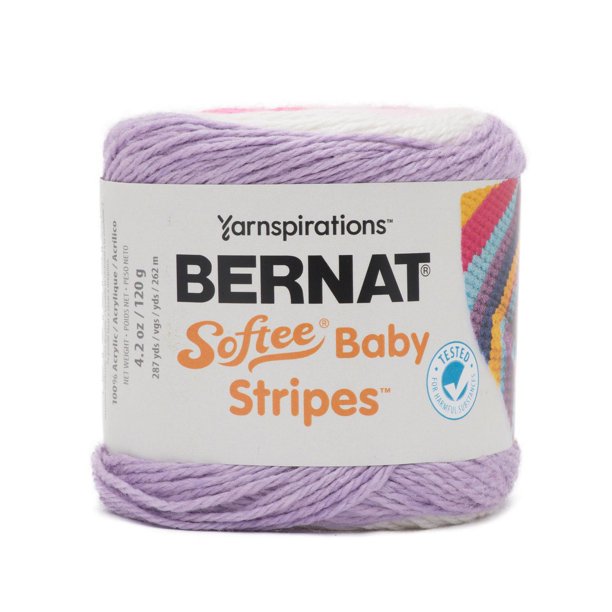 Bernat Softee Baby Princess Pebbles Yarn - 3 Pack of 120g/4.25oz - Acrylic  - 3 DK (Light) - 310 Yards - Knitting/Crochet