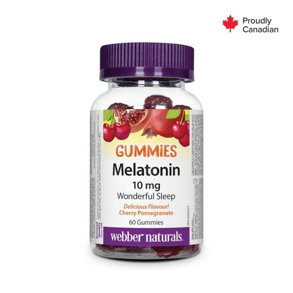 Webber Naturals® Melatonin Gummies, 10 Mg