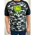 thumbnail image 2 of John Deere Men’s Short Sleeve Raglan Pixel Camo Graphic Tee, 2 of 3