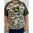 thumbnail image 1 of John Deere Men’s Short Sleeve Raglan Pixel Camo Graphic Tee, 1 of 3