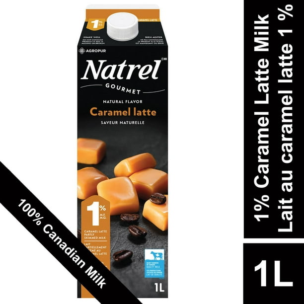 Lait au caramel latte 1 % Natrel