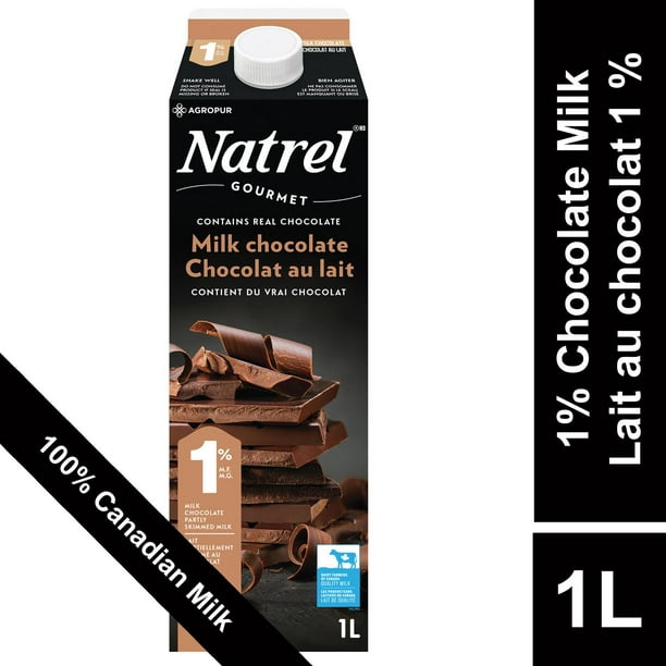 Lait au chocolat au lait 1 % Natrel