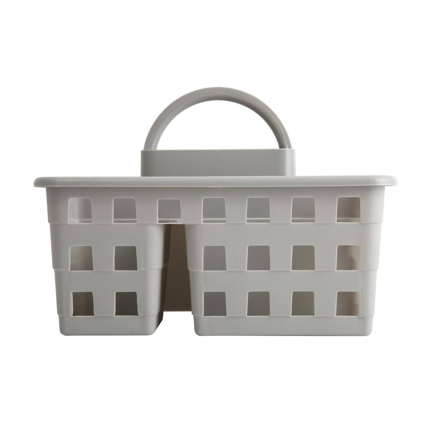 Mainstays Plastic Caddy Craft and Hobby Organizer Basket Gray