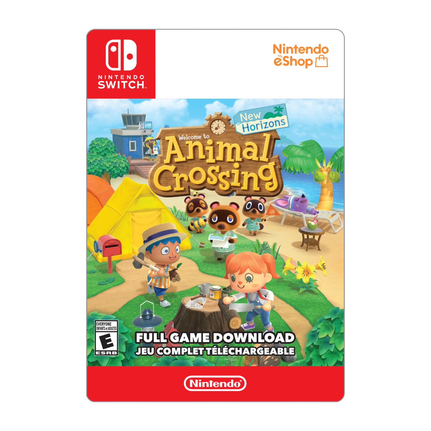 Nintendo Switch Animal Crossing New Horizons 79.99 Digital Code