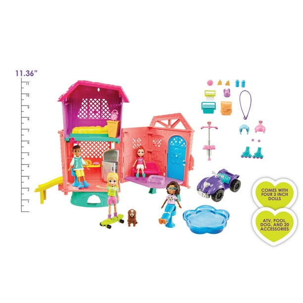 Playset e Mini Boneca - 25 Cm - Polly Pocket - Club House da Polly