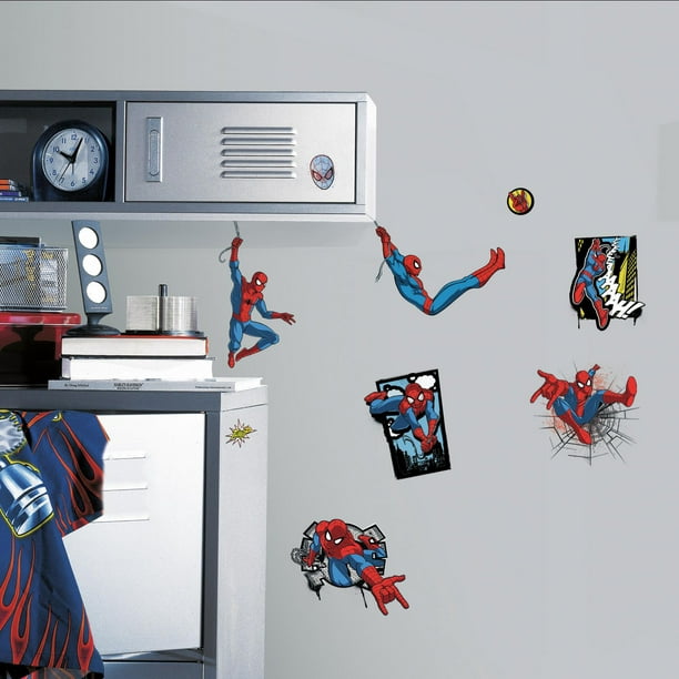 Étiquettes murales Pelez et collez Bande-dessinée Ultimate Spider-Man par RoomMates