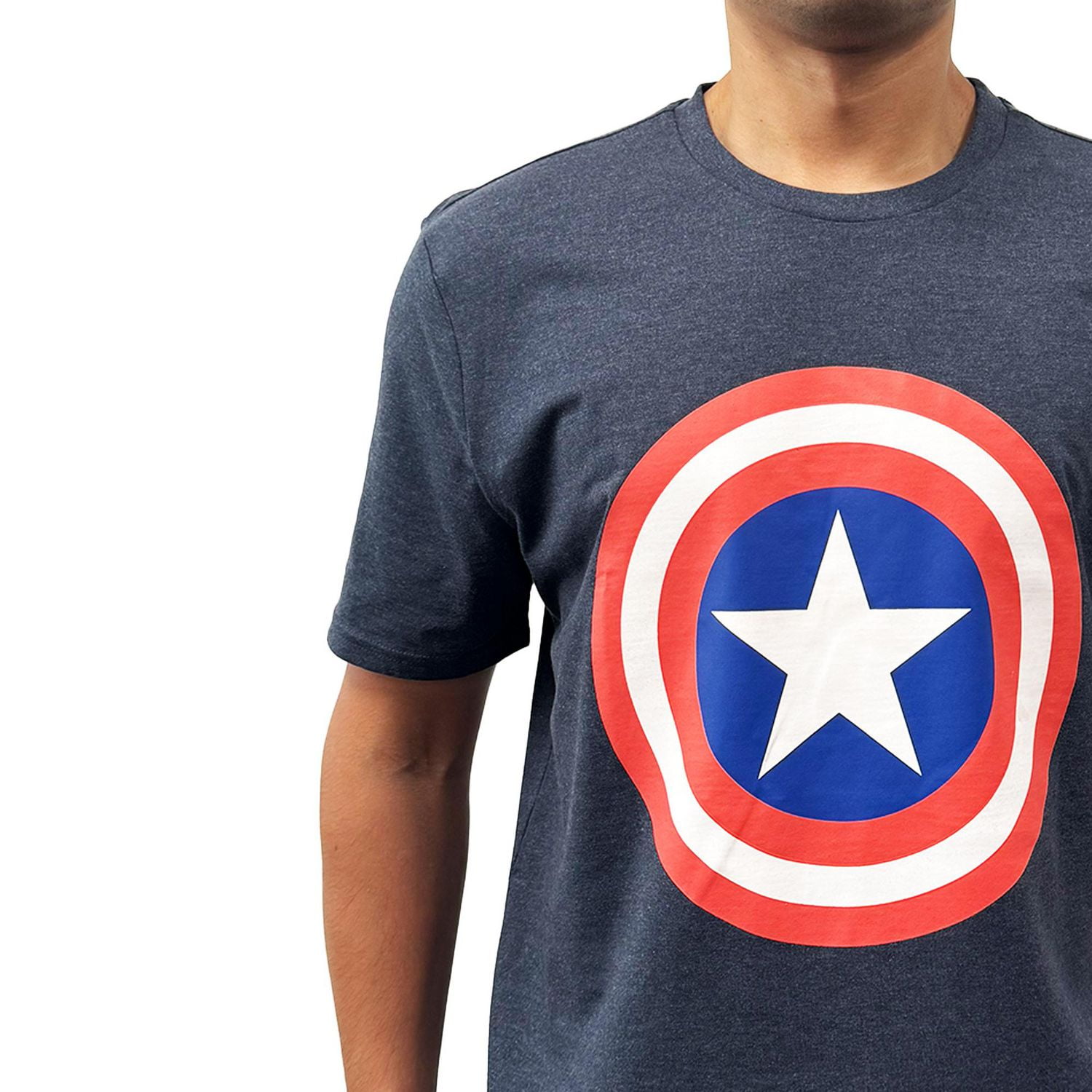 Marvel Men's 80's Captain Short Sleeve T-Shirt