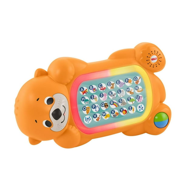 Loutre A à Z Linkimals de Fisher-Price, jouet interactif avec clavier pour  bébé 