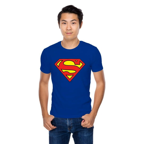 Superman shirt à manches courtes avec logo classique pour hommes Tailles: P-TG